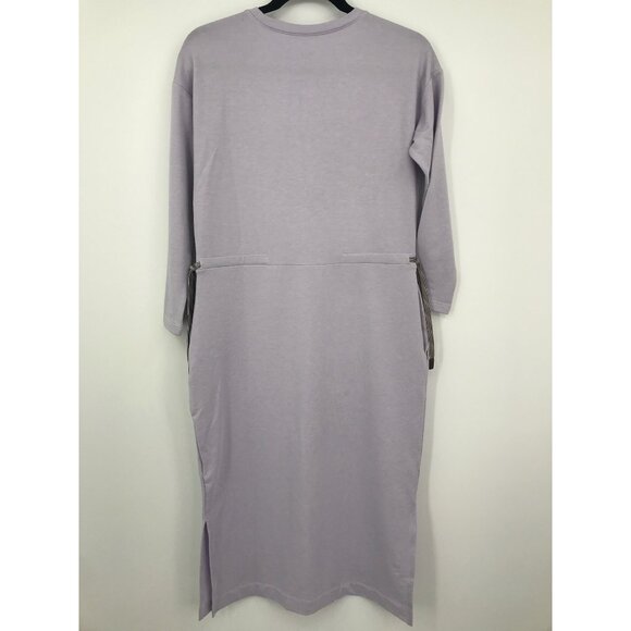 Title Nine French Terry Athletic Dress Long Sleeve Lavender Purple X-Small NEW - Picture 5 of 6